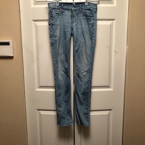 7 For All Mankind Roxanne Ankle Jeans - Picture 1 of 9